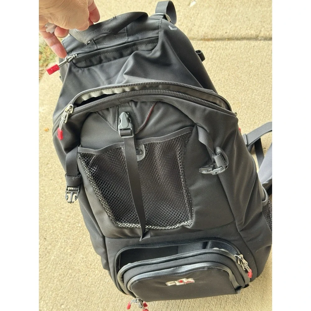 Clik Large Camera Backpack Black Excellent Condition w/ Rain cover